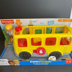 Fisher-Price Little People Sit with Me School Bus - Yellow